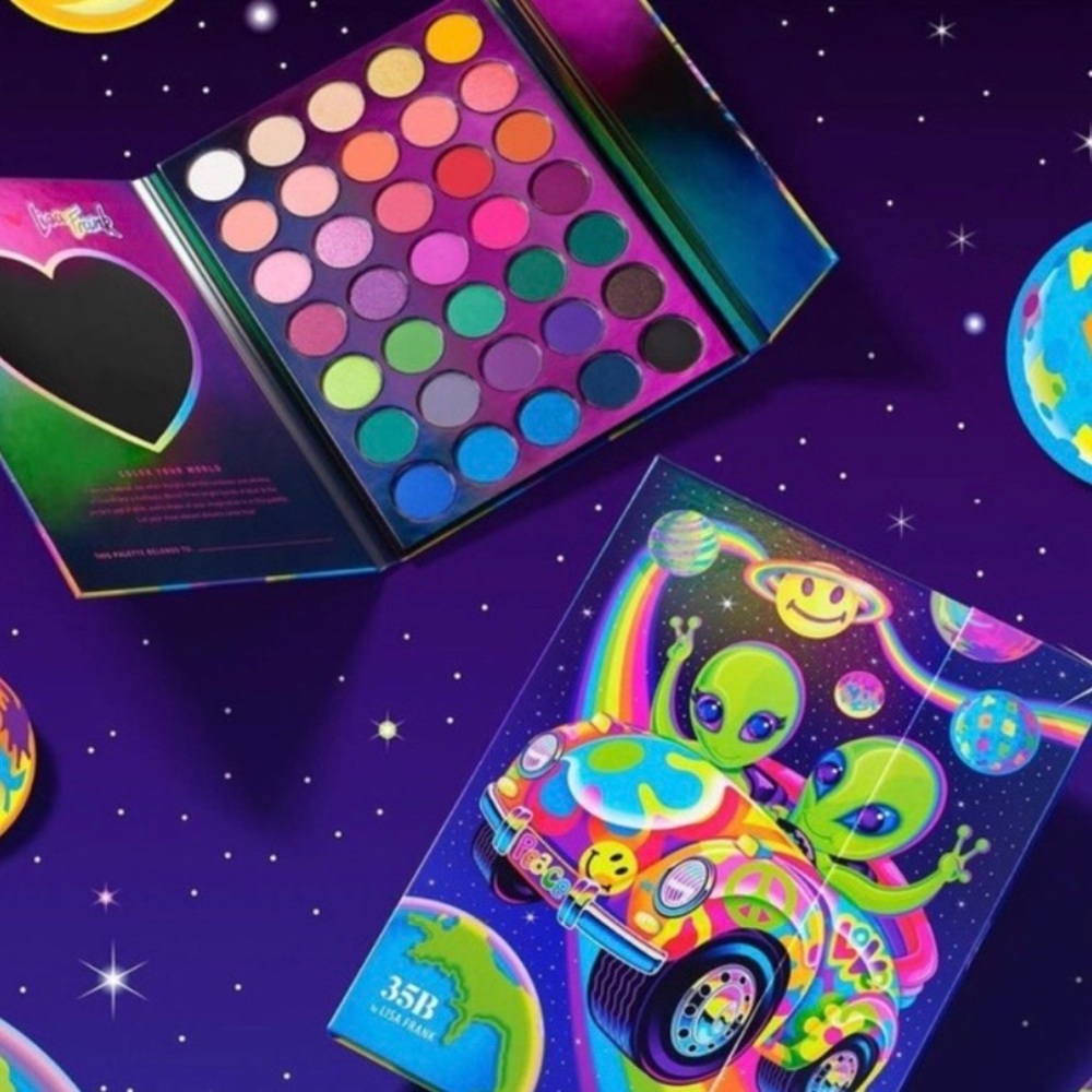 VAULTED ~ Morphe x Lisa Frank ~ âZOOMER & ZORBIT' ~ Artistry Eyeshadow Palette